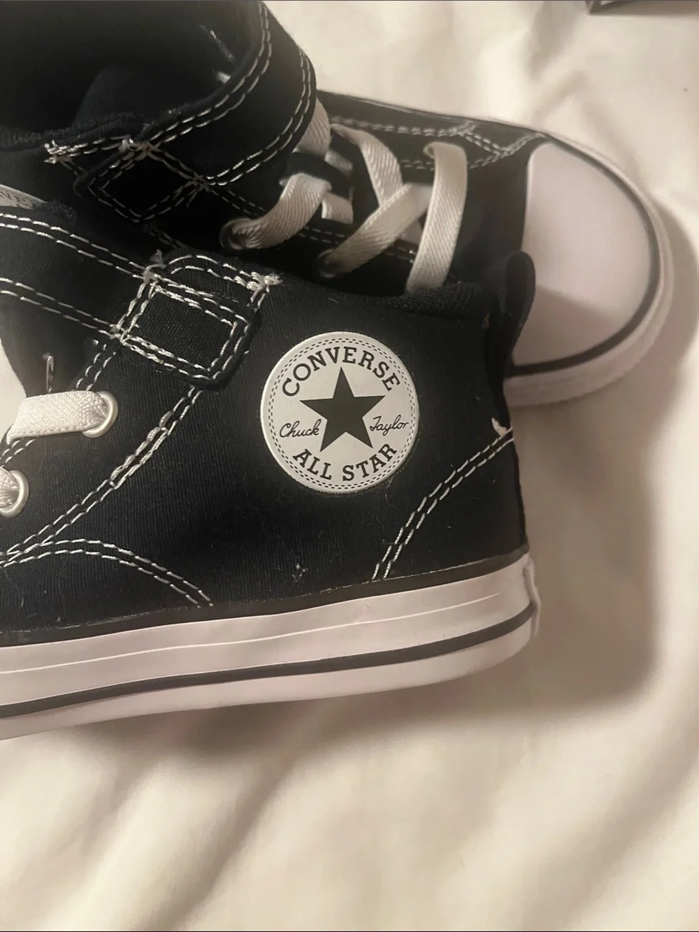 Converse Kids Chuck Taylor All Star Black and White High-Top Sneakers